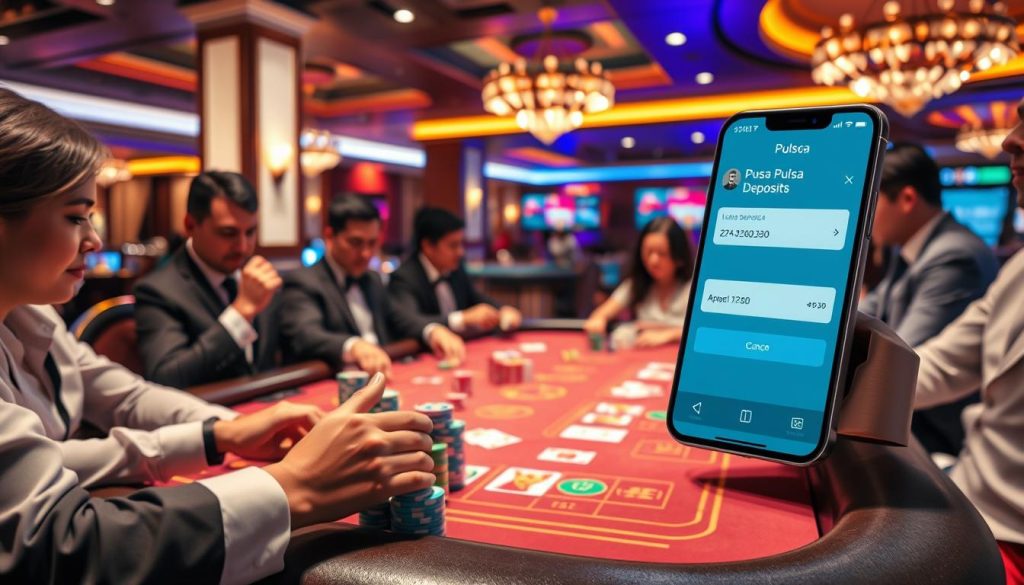 Judi Live casino deposit pulsa